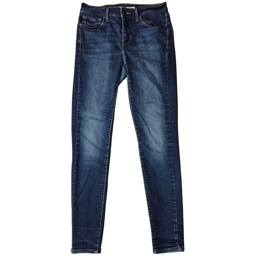 Levi's 710 Super Skinny Jeans Womens 27 Dark Wash Stretch Denim
